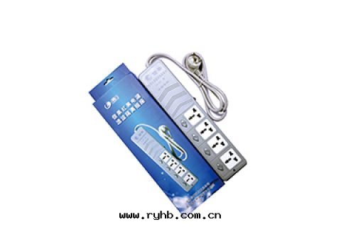 紅(hóng)黑電(diàn)源濾波(bō)隔離插座